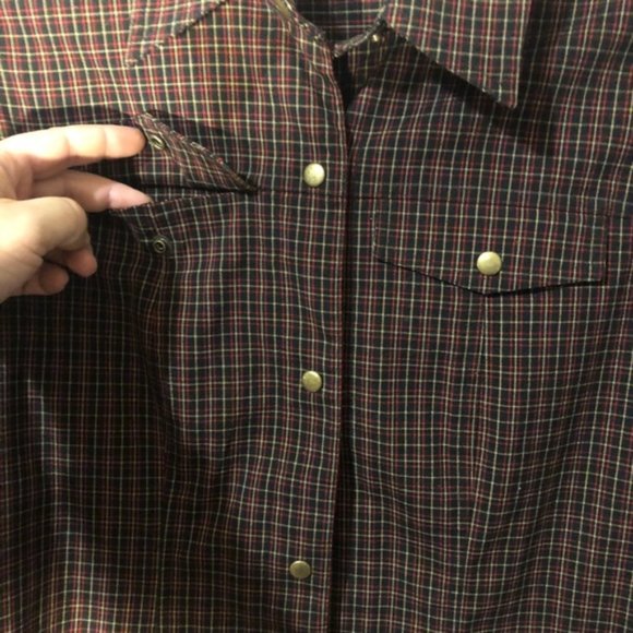 Emma James Plaid “Shacket” Jacket Sz Lg - Picture 3 of 6